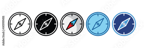 Free Download Compass  Icon Element For Design - GFXLoad