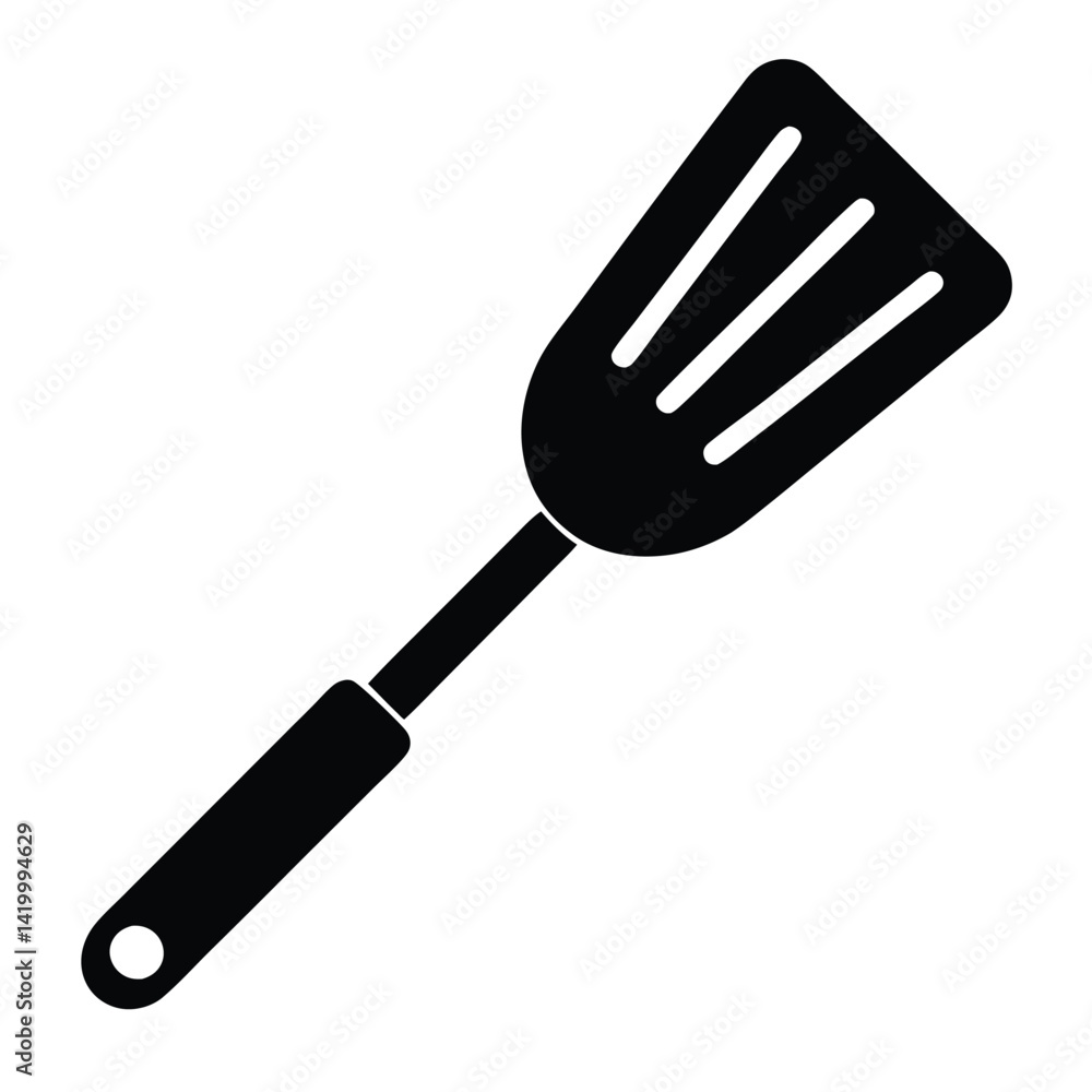 Kitchen Spatula Silhouette Vector – Cooking Tool and Utensil Illustration Set Kitchen Spatula Silhouette Vector – Cooking Tool and Utensil Illustration Set