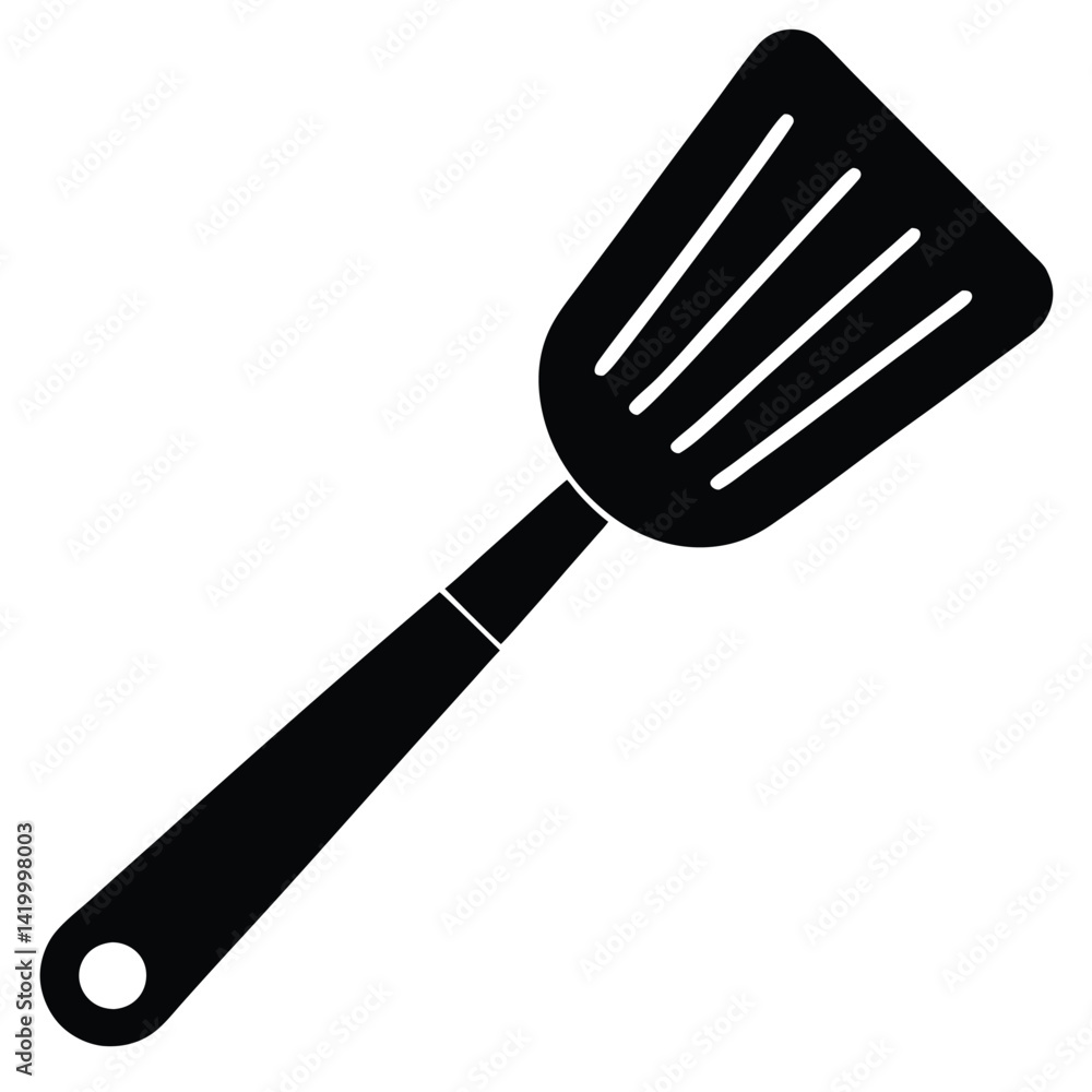 Kitchen Spatula Silhouette Vector – Cooking Tool and Utensil Illustration Set Kitchen Spatula Silhouette Vector – Cooking Tool and Utensil Illustration Set