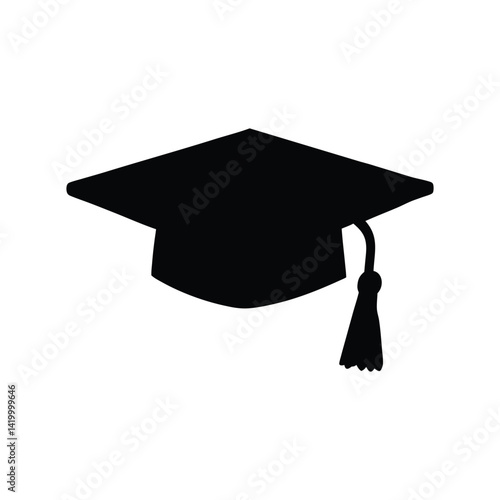black graduation cap