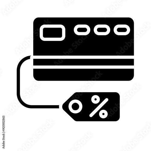 Discount Card Glyph