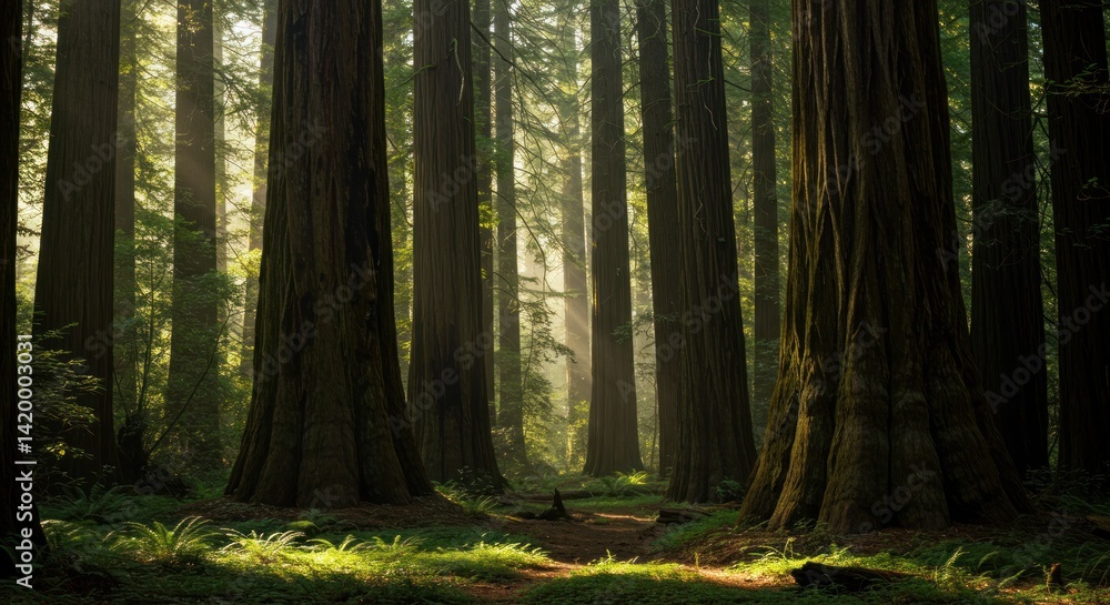 Obraz premium Redwood Forest Photo