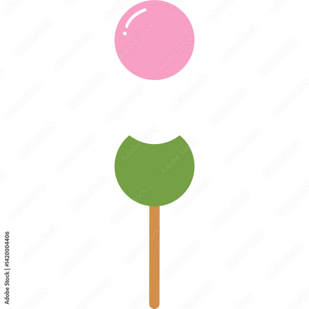 Sweet rice dumpling. Dango Sweet rice dumpling. Dango