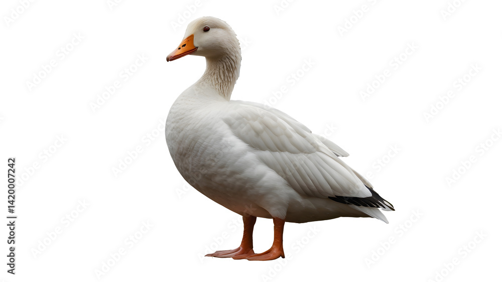 goose isolated on white goose isolated on white