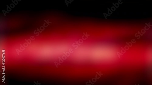 Glowing red abstract lines create a dark, energetic wave pattern for a vibrant animation background