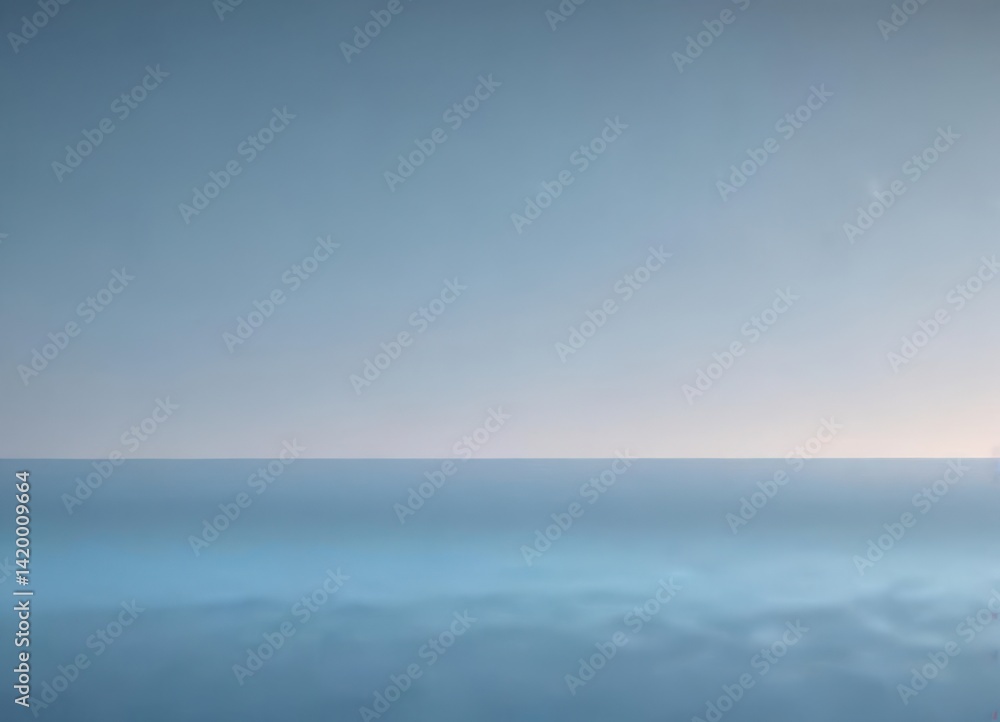 Obraz premium Subtle light blue gradient, smoothly transitioning from bright to muted tones , abstract, atmosphere