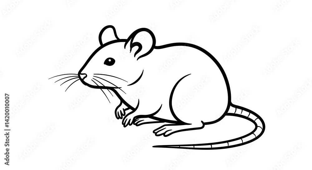 Line Art Mouse Line Art Mouse