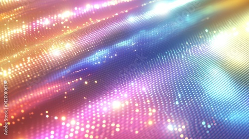 Wallpaper Mural Bright and colorful lights create an enchanting atmosphere, reflecting joy and excitement Torontodigital.ca