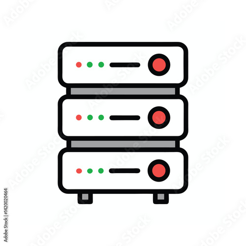 terminal window with gear icon minimal style vector