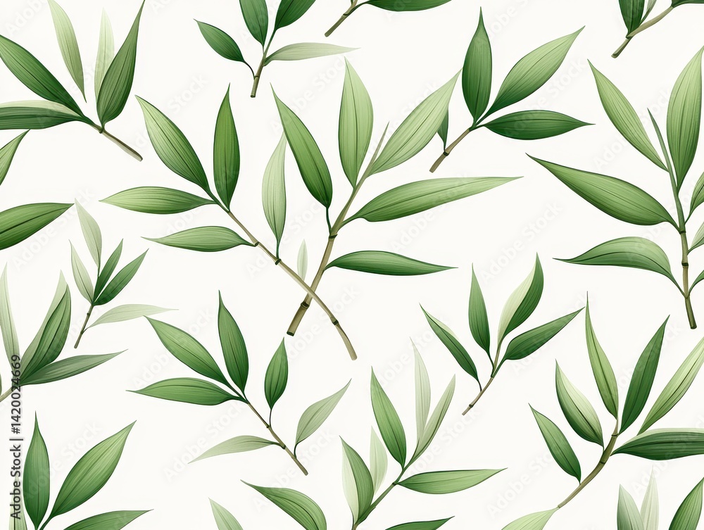 Botanical Pattern of Leaves Botanical Pattern of Leaves