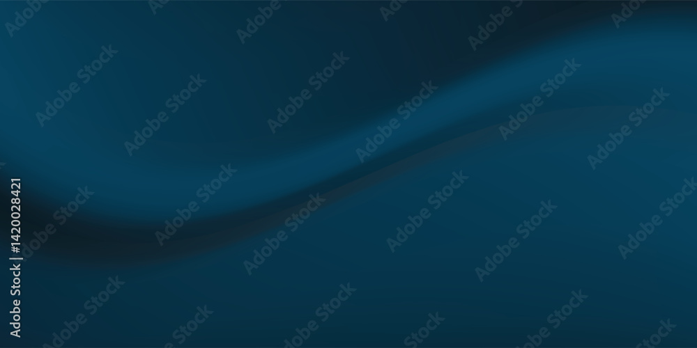Fototapeta premium Elegant dark blue to light blue and green gradient background illustration