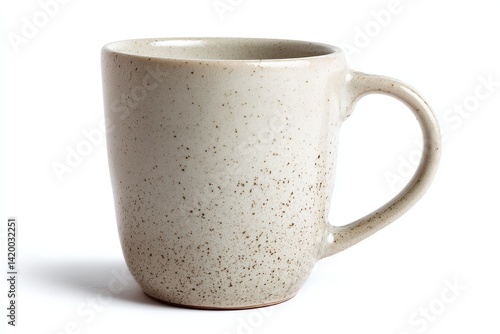 Speckled Beige Ceramic Mug Perfect for Coffee Tea or Hot Chocolate Enjoy Your Drink in Style