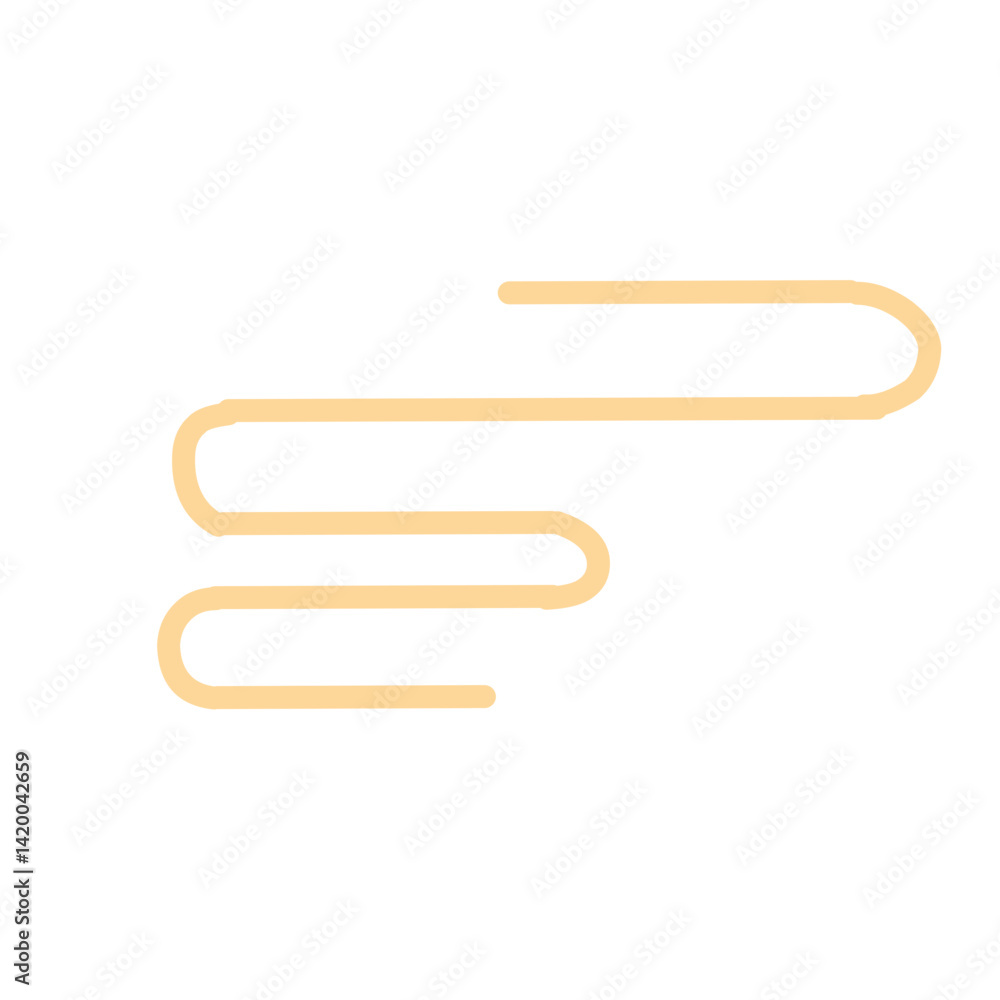 Simple Japanese style cloud icon vector set Simple Japanese style cloud icon vector set