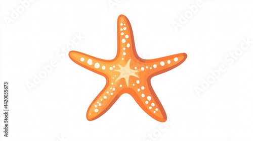 Starfish Icon Vector Isolated on White Background for Design Projects