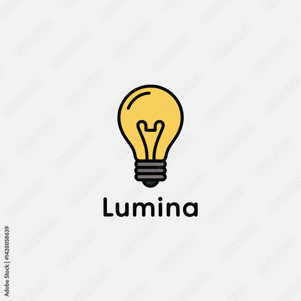 a light bulb with the word luma a light bulb with the word luma