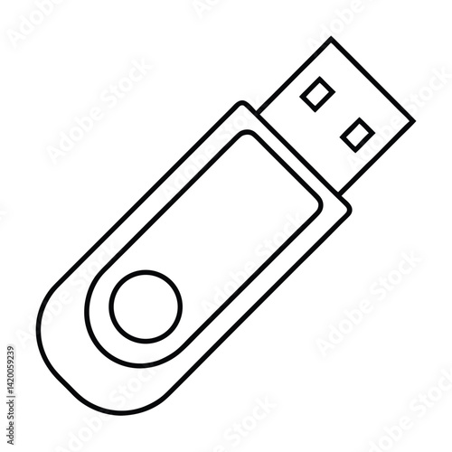 usb flash drive icon