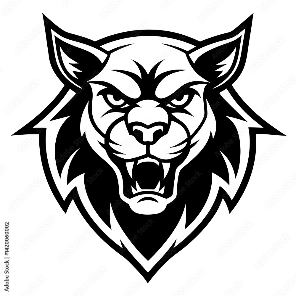 This is a bold and fierce animal tattoo mascot logo—perfect for sports teams, clubs, gaming avatars, or merchandise branding. This is a bold and fierce animal tattoo mascot logo—perfect for sports teams, clubs, gaming avatars, or merchandise branding.