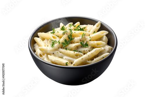 Creamy Penne Pasta in a Bowl Delicious Italian Food
