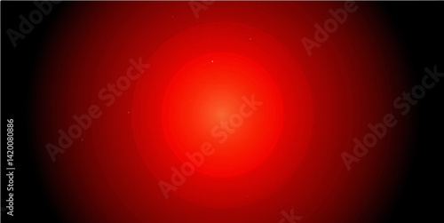 Billede på lærred A vector illustration featuring a radial gradient background