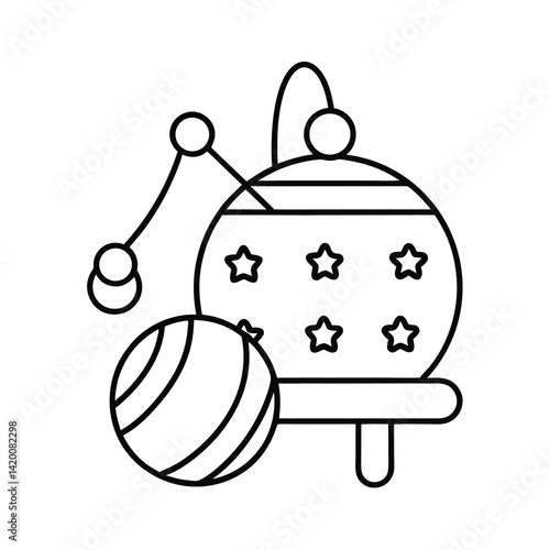 jingle pack icon on white background