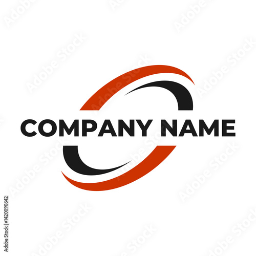 generic circle logo design , business logo , vector , symbol , company logo,background, emblem, swirl, infinity, circular