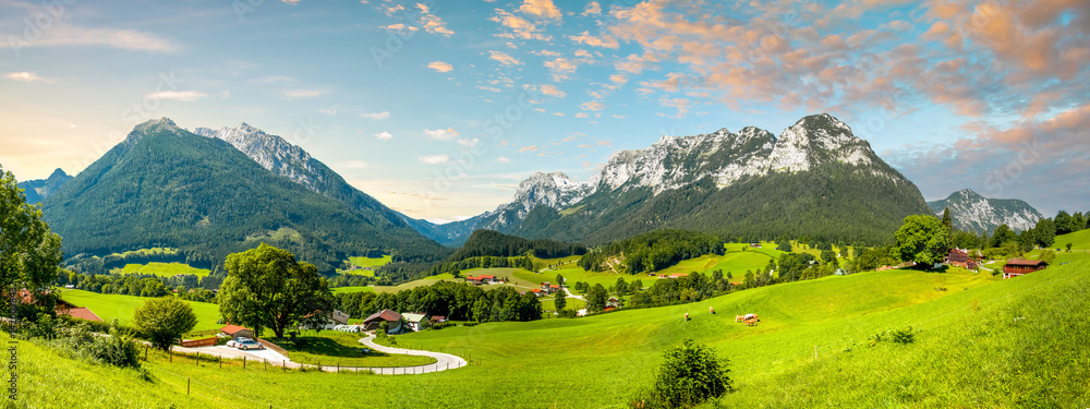 Ausblick über Berchtesgadener Land, Deutschland