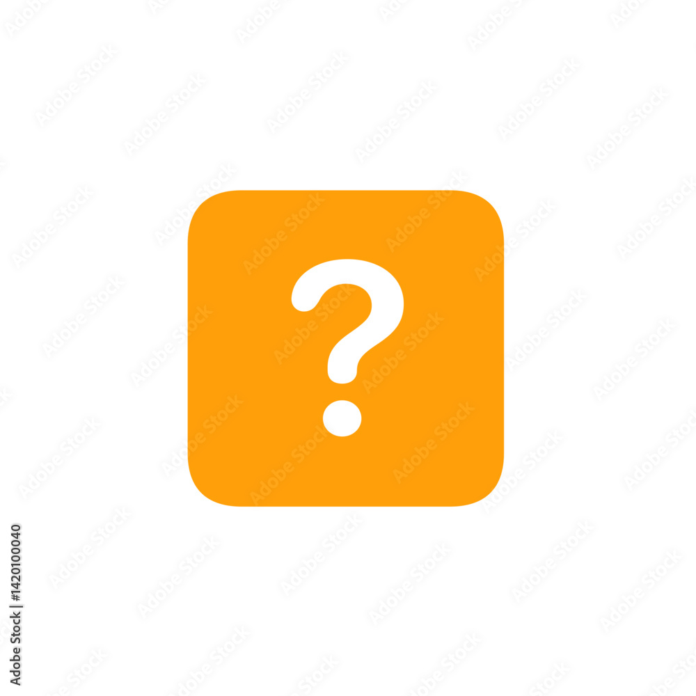 Question Mark Square Filled Question Mark Square Filled