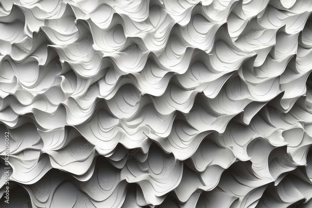Abstract background white texture is a three-dimensional Abstract background white texture is a three-dimensional