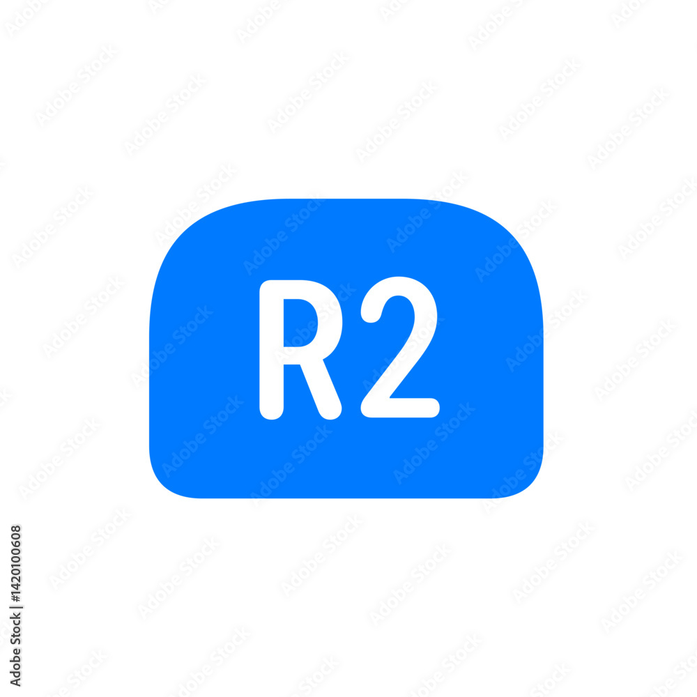 R2 Button Rounded Top Horizontal Filled R2 Button Rounded Top Horizontal Filled