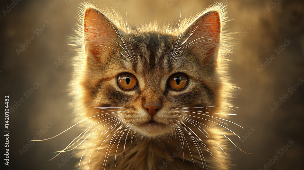 portrait of a cat portrait of a cat