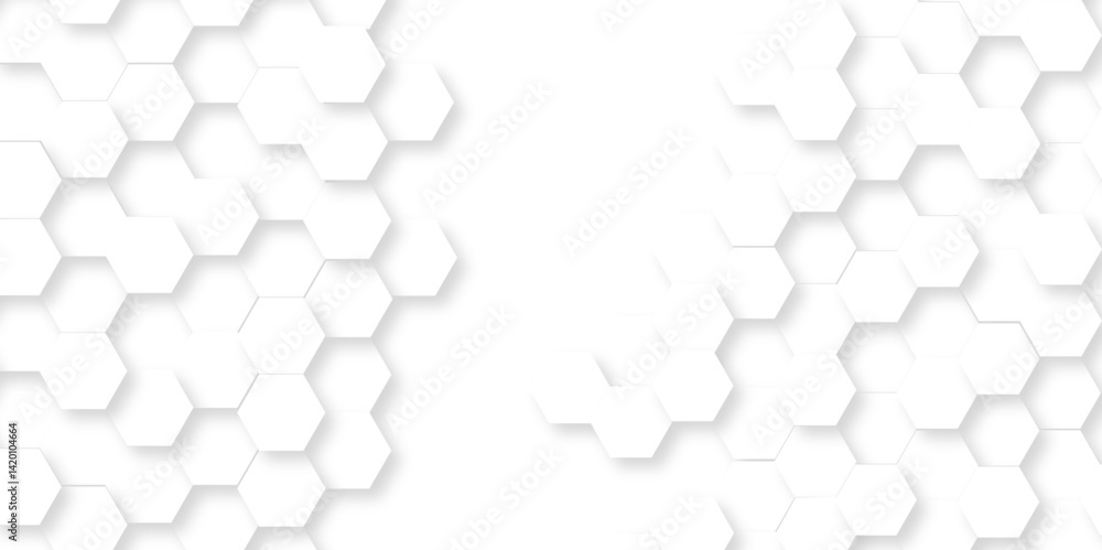 Abstract emboss white Hexagonal Background. Luxury White Pattern. Vector Futuristic minimal honeycomb mosaic white background. geometric mesh cell texture. modern futuristic wallpaper. Abstract emboss white Hexagonal Background. Luxury White Pattern. Vector Futuristic minimal honeycomb mosaic white background. geometric mesh cell texture. modern futuristic wallpaper.