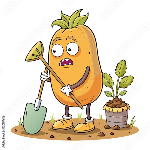  Tingling Butternut Squash in Gardening Scene