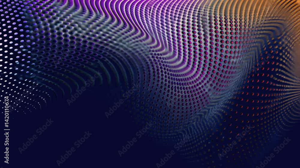 Vibrant abstract digital wave pattern animated overlay, transparent 4K video, alpha channel, ProRes 4444 Vibrant abstract digital wave pattern animated overlay, transparent 4K video, alpha channel, ProRes 4444