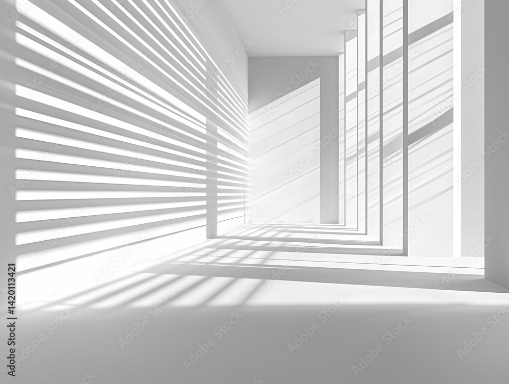 Obraz premium White Room Sunlight