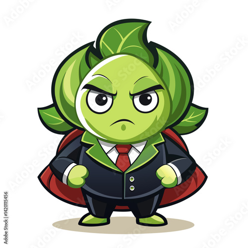  Light Brussels Sprouts Vegetable Role Playing Illustration