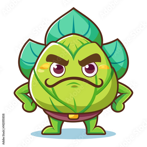  Incapacitated Brussels Sprouts Vegetable Illustration