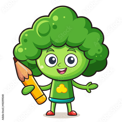  Broccoli Vegetable Character Homebrewing Art