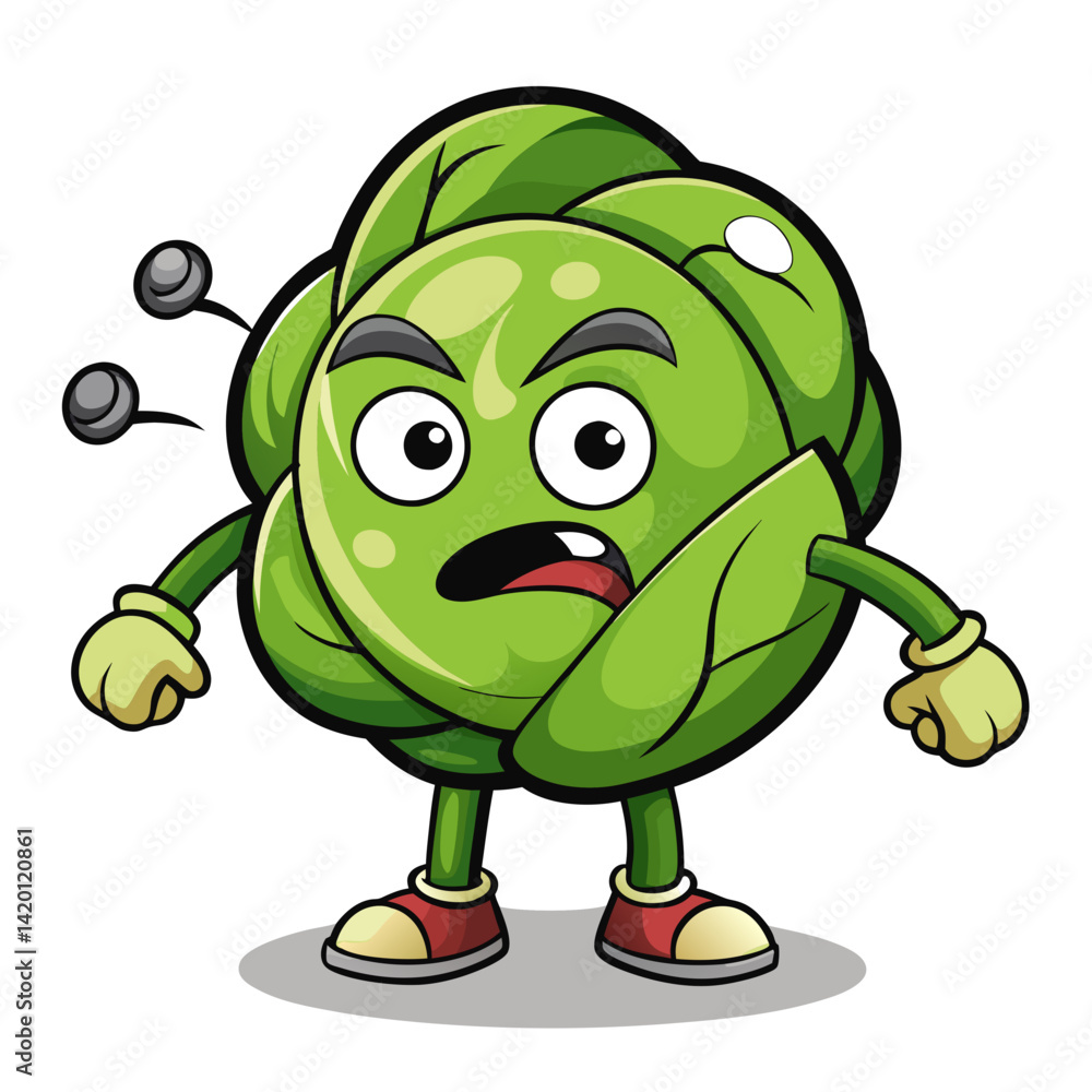Whimsical Brussels Sprouts Artwork for Creative Themes Whimsical Brussels Sprouts Artwork for Creative Themes