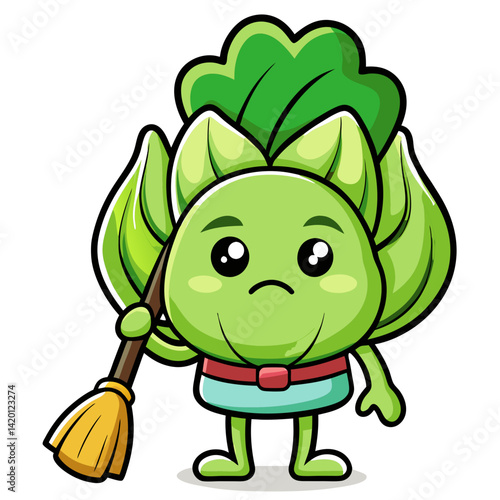  Charming Bok Choy Illustration for Social Media