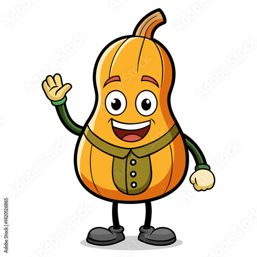  Dynamic Diseased Butternut Squash Video Illustration