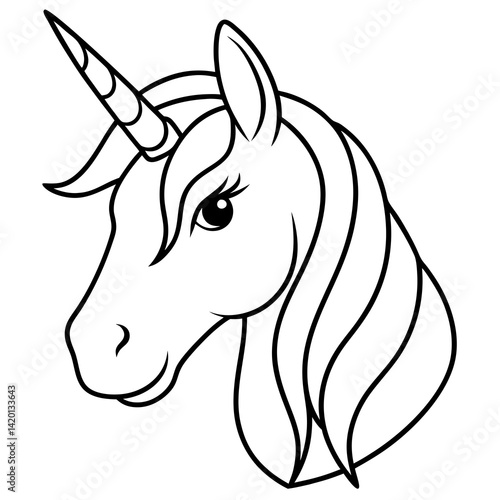 Unicorn face
