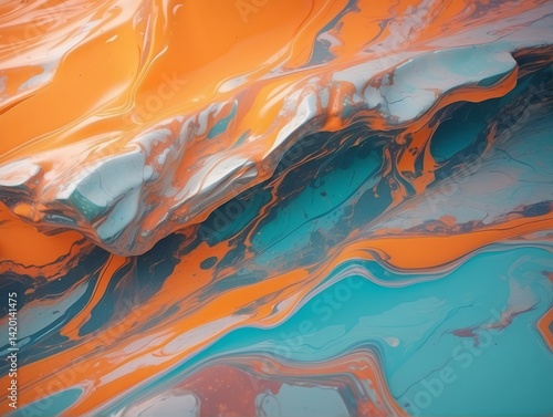 Abstract background light leaks colorfield abstract light orange