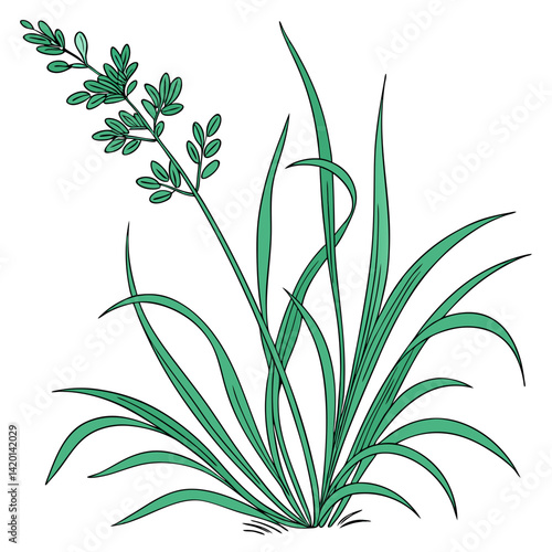  Vibrant Lemongrass Houseplant Design