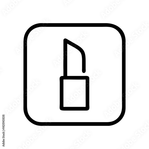 lipstick icon flat icon for apps and websites
