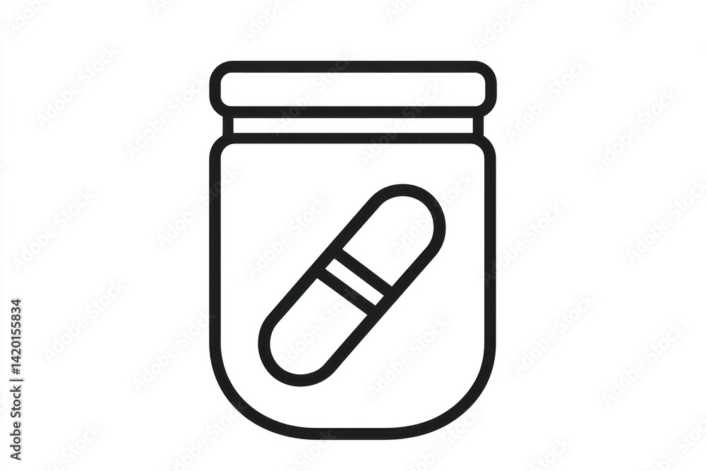 Medicine Jar Icon Medicine Jar Icon