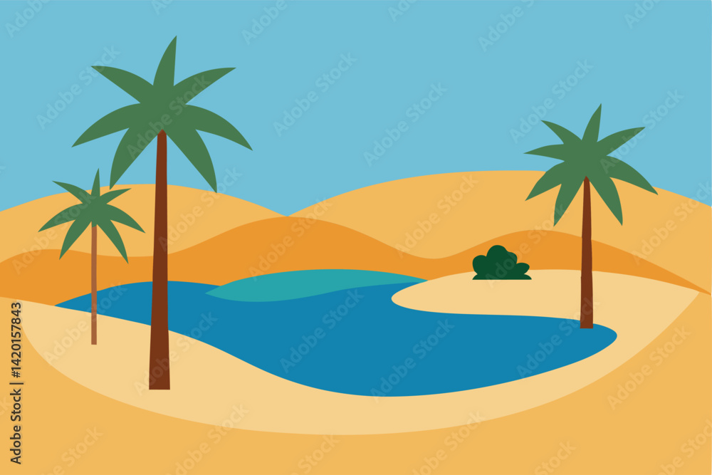 Obraz premium palm trees on the beach