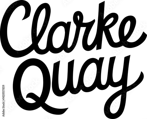 Clarke Quay Singapore Location Logo
