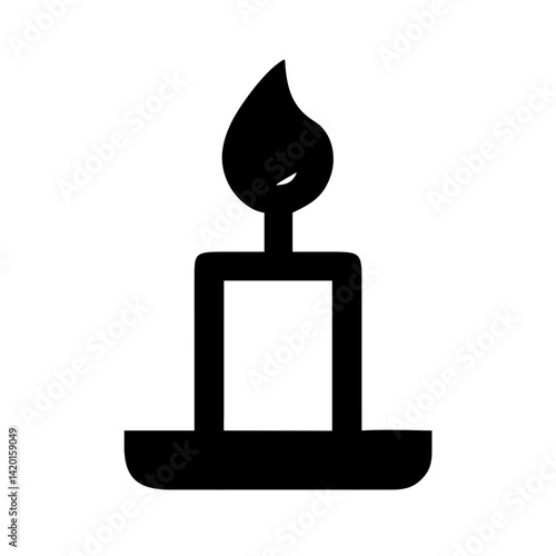 Candle light flame wax burning bright glowing candlelight symbol fire christmas holiday decoration