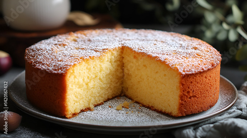 Homemade sponge cake
