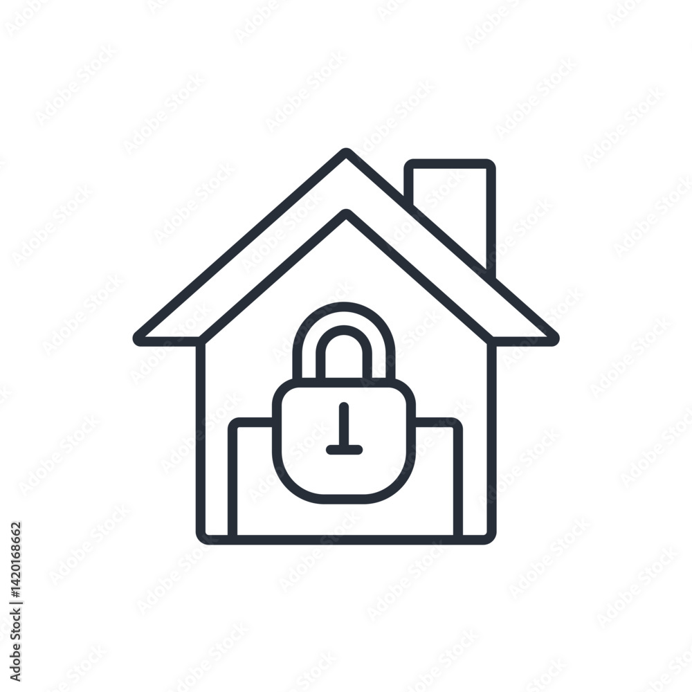 home protection icon collection .design style with background home protection icon collection .design style with background